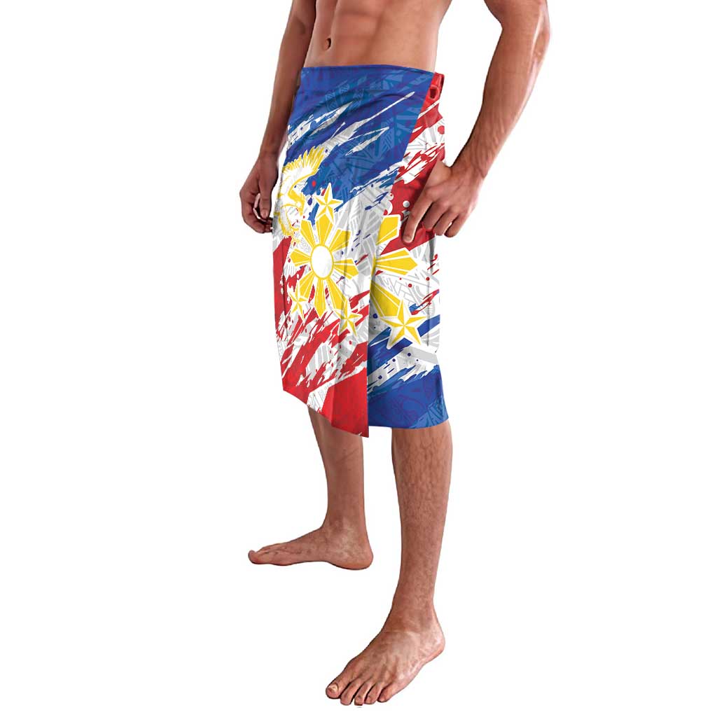 Filipino Sun and Stars Lavalava Grunge Vibes LT7 - Polynesian Pride