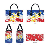 Filipino Sun and Stars Leather Bag Grunge Vibes LT7 - Polynesian Pride