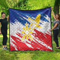 Filipino Sun and Stars Quilt Grunge Vibes LT7 - Polynesian Pride