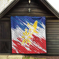 Filipino Sun and Stars Quilt Grunge Vibes LT7 - Polynesian Pride