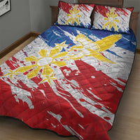 Filipino Sun and Stars Quilt Bed Set Grunge Vibes LT7 - Polynesian Pride