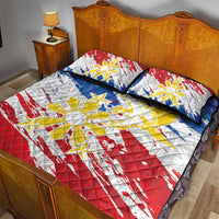 Filipino Sun and Stars Quilt Bed Set Grunge Vibes LT7 - Polynesian Pride