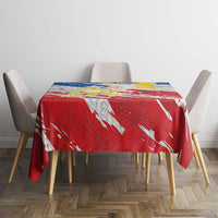 Filipino Sun and Stars Tablecloth Grunge Vibes LT7 - Polynesian Pride