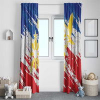 Filipino Sun and Stars Window Curtain Grunge Vibes LT7 - Polynesian Pride