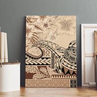 Vaiaso o le Gagana Samoa Canvas Wall Art Siapo Motif Beige LT7 - Polynesian Pride