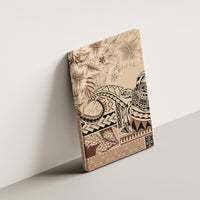 Vaiaso o le Gagana Samoa Canvas Wall Art Siapo Motif Beige LT7 - Polynesian Pride