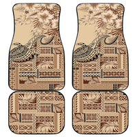 Vaiaso o le Gagana Samoa Car Mats Siapo Motif Beige LT7 - Polynesian Pride