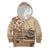 Vaiaso o le Gagana Samoa Kid Hoodie Siapo Motif Beige