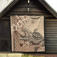 Vaiaso o le Gagana Samoa Quilt Siapo Motif Beige LT7 - Polynesian Pride