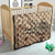 Vaiaso o le Gagana Samoa Quilt Siapo Motif Beige