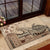 Vaiaso o le Gagana Samoa Rubber Doormat Siapo Motif Beige