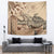 Vaiaso o le Gagana Samoa Tapestry Siapo Motif Beige