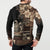 Vaiaso o le Gagana Samoa Button Sweatshirt Siapo Motif Black