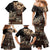 Vaiaso o le Gagana Samoa Family Matching Mermaid Dress and Hawaiian Shirt Siapo Motif Black