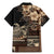 Vaiaso o le Gagana Samoa Family Matching Mermaid Dress and Hawaiian Shirt Siapo Motif Black