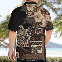 Vaiaso o le Gagana Samoa Hawaiian Shirt Siapo Motif Black LT7 - Polynesian Pride