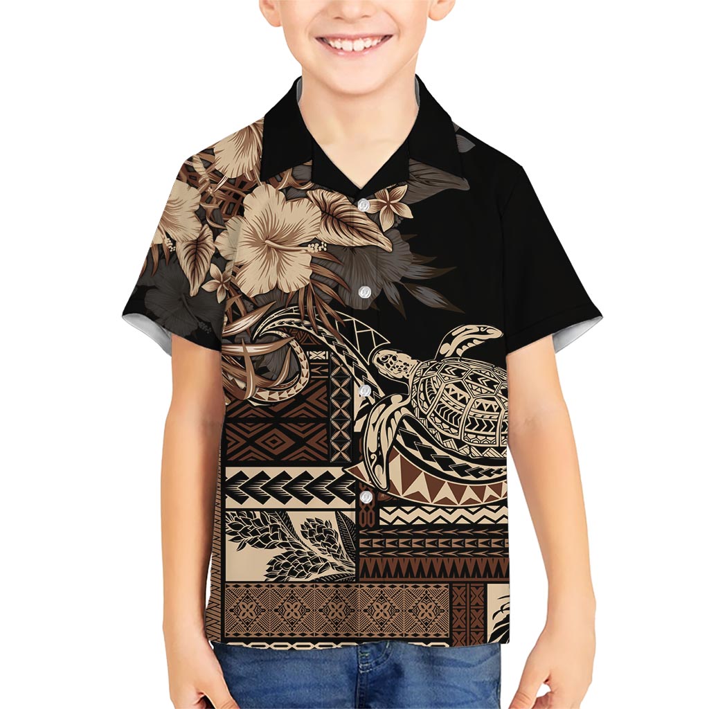 Vaiaso o le Gagana Samoa Hawaiian Shirt Siapo Motif Black LT7 - Polynesian Pride