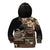 Vaiaso o le Gagana Samoa Kid Hoodie Siapo Motif Black