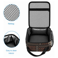 Vaiaso o le Gagana Samoa Lunch Bag Siapo Motif Black