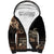 Vaiaso o le Gagana Samoa Sherpa Hoodie Siapo Motif Black