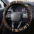 Vaiaso o le Gagana Samoa Steering Wheel Cover Siapo Motif Black