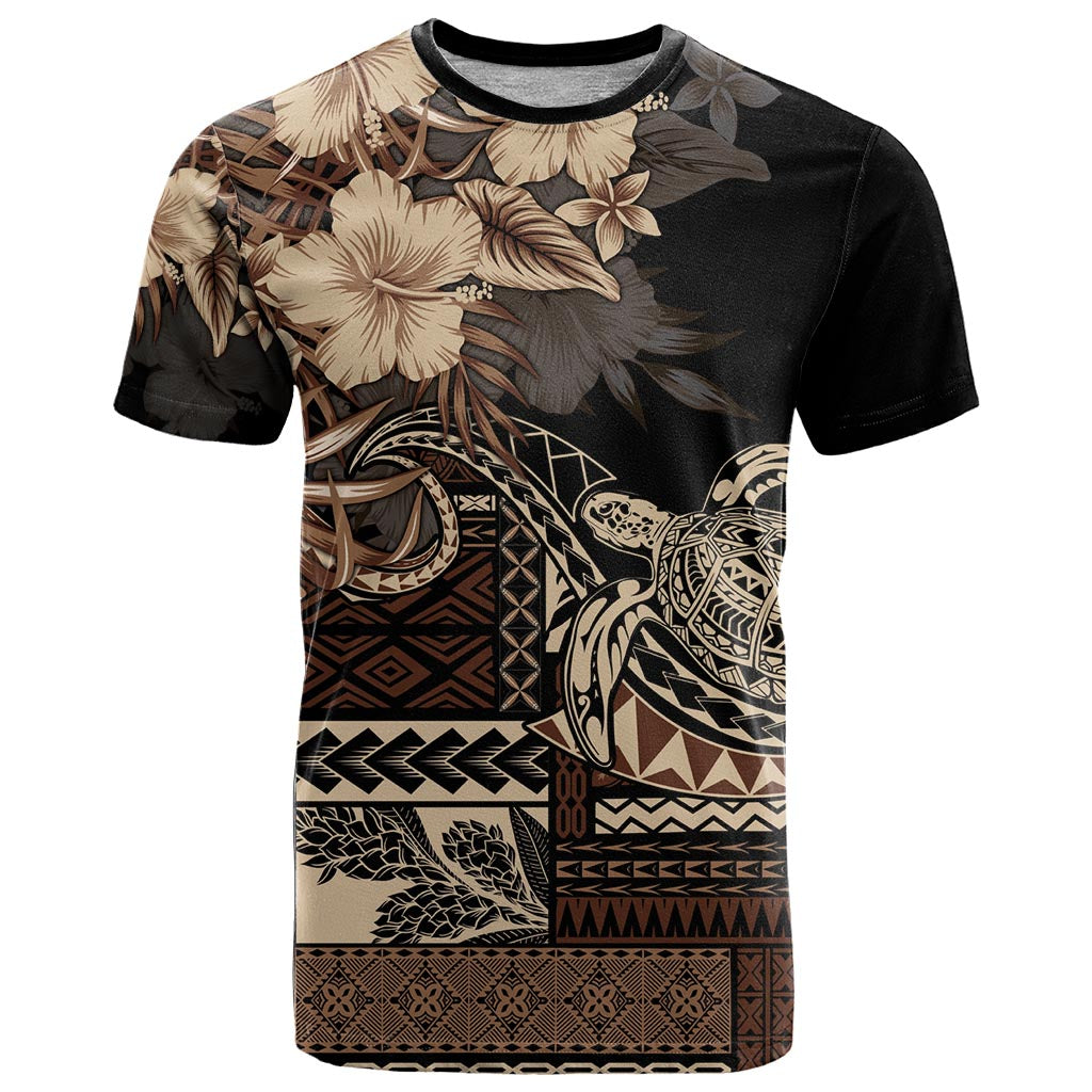 Vaiaso o le Gagana Samoa T Shirt Siapo Motif Black LT7 Black - Polynesian Pride