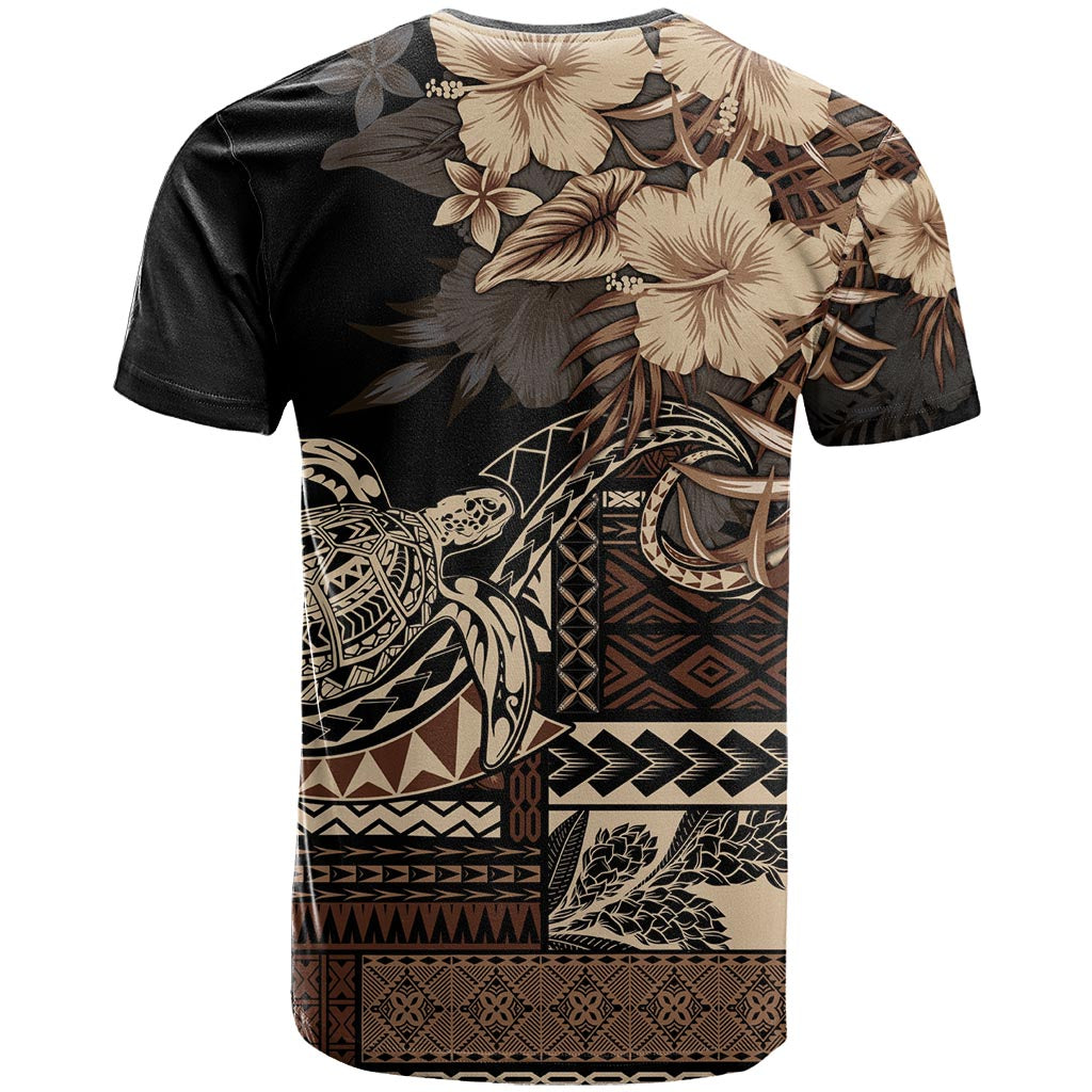 Vaiaso o le Gagana Samoa T Shirt Siapo Motif Black LT7 - Polynesian Pride
