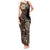 Vaiaso o le Gagana Samoa Tank Maxi Dress Siapo Motif Black