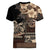 Vaiaso o le Gagana Samoa Women V-Neck T-Shirt Siapo Motif Black