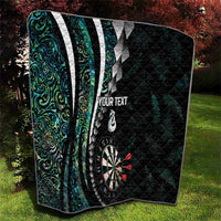 Personalized New Zealand Darts Quilt Paua Shell Koiri - Manaia LT7 - Polynesian Pride
