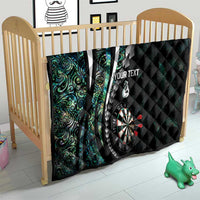 Personalized New Zealand Darts Quilt Paua Shell Koiri - Manaia LT7 - Polynesian Pride