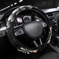 New Zealand Darts Steering Wheel Cover Paua Shell Koiri - Manaia LT7 Universal Fit Green - Polynesian Pride