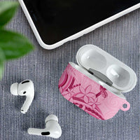 Aotearoa Maori AirPods Case Pink Fern Ribbons LT7 - Polynesian Pride