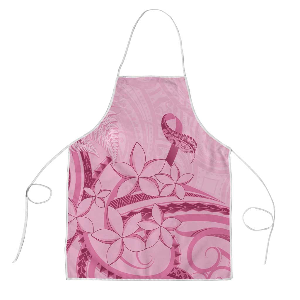Aotearoa Maori Apron Pink Fern Ribbons LT7 Pink - Polynesian Pride