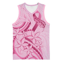 Aotearoa Maori Basketball Jersey Pink Fern Ribbons LT7 Unisex Pink - Polynesian Pride