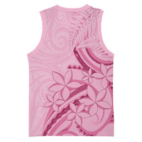 Aotearoa Maori Basketball Jersey Pink Fern Ribbons LT7 - Polynesian Pride