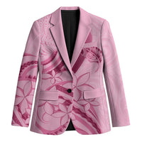 Aotearoa Maori Blazer Pink Fern Ribbons LT7 Unisex Pink - Polynesian Pride