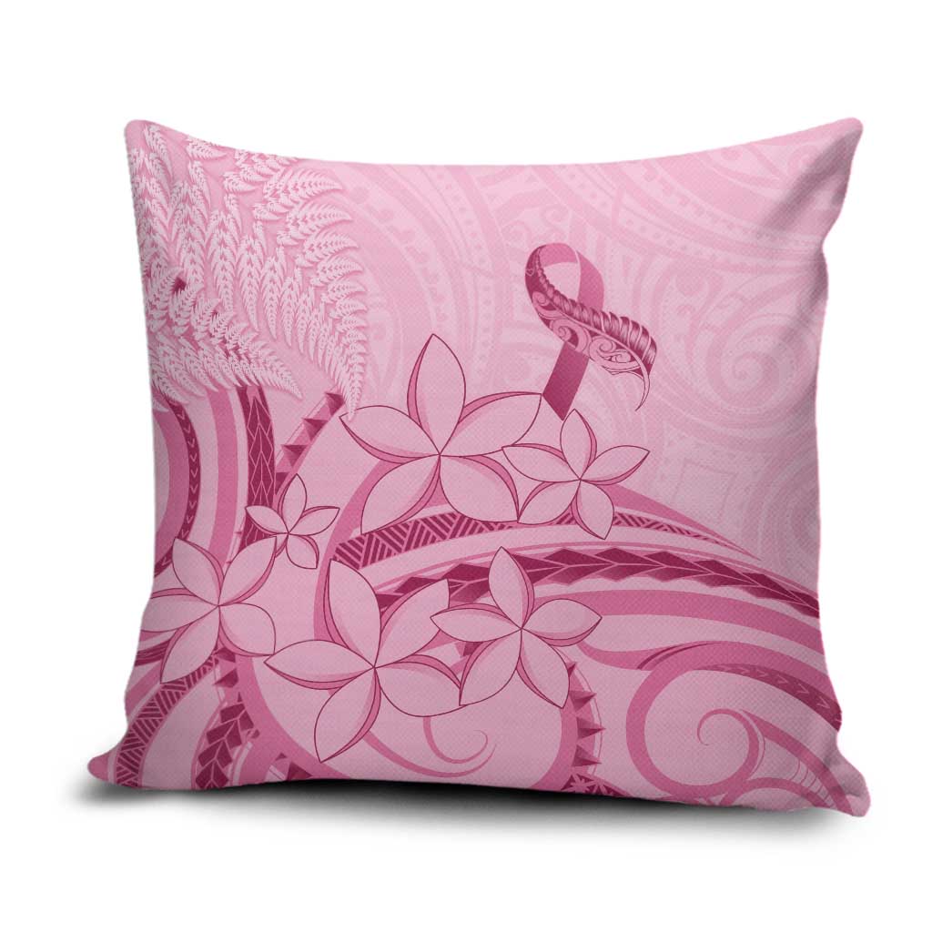 Aotearoa Maori Pillow Cover Pink Fern Ribbons LT7 Pink - Polynesian Pride