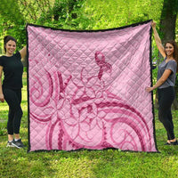 Aotearoa Maori Quilt Pink Fern Ribbons LT7 - Polynesian Pride