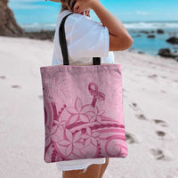 Aotearoa Maori Tote Bag Pink Fern Ribbons LT7 - Polynesian Pride