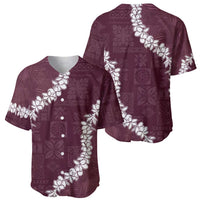 Hawaii Aloha Baseball Jersey Champange Quilt Patch Work Mix Plumeria Lei LT7 - Polynesian Pride
