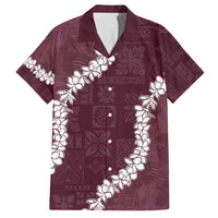 Hawaii Aloha Hawaiian Shirt Champange Quilt Patch Work Mix Plumeria Lei LT7 Champange - Polynesian Pride