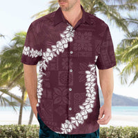 Hawaii Aloha Hawaiian Shirt Champange Quilt Patch Work Mix Plumeria Lei LT7 - Polynesian Pride