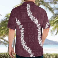 Hawaii Aloha Hawaiian Shirt Champange Quilt Patch Work Mix Plumeria Lei LT7 - Polynesian Pride