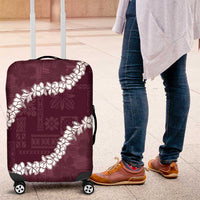 Hawaii Aloha Luggage Cover Champange Quilt Patch Work Mix Plumeria Lei LT7 Champange - Polynesian Pride