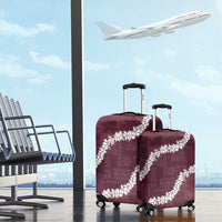 Hawaii Aloha Luggage Cover Champange Quilt Patch Work Mix Plumeria Lei LT7 - Polynesian Pride