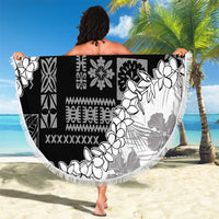 Hawaii Aloha Beach Blanket White Quilt Patch Work Mix Plumeria Lei LT7 - Polynesian Pride