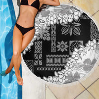 Hawaii Aloha Beach Blanket White Quilt Patch Work Mix Plumeria Lei LT7 - Polynesian Pride