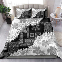 Hawaii Aloha Bedding Set White Quilt Patch Work Mix Plumeria Lei LT7 - Polynesian Pride