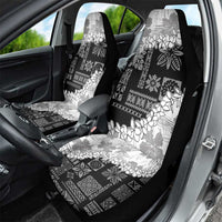 Hawaii Aloha Car Seat Cover White Quilt Patch Work Mix Plumeria Lei LT7 - Polynesian Pride